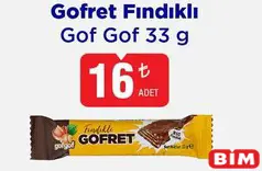 GOF GOF GOFRET FINDIKLI 33 G fiyat ve kampanya bilgisi
